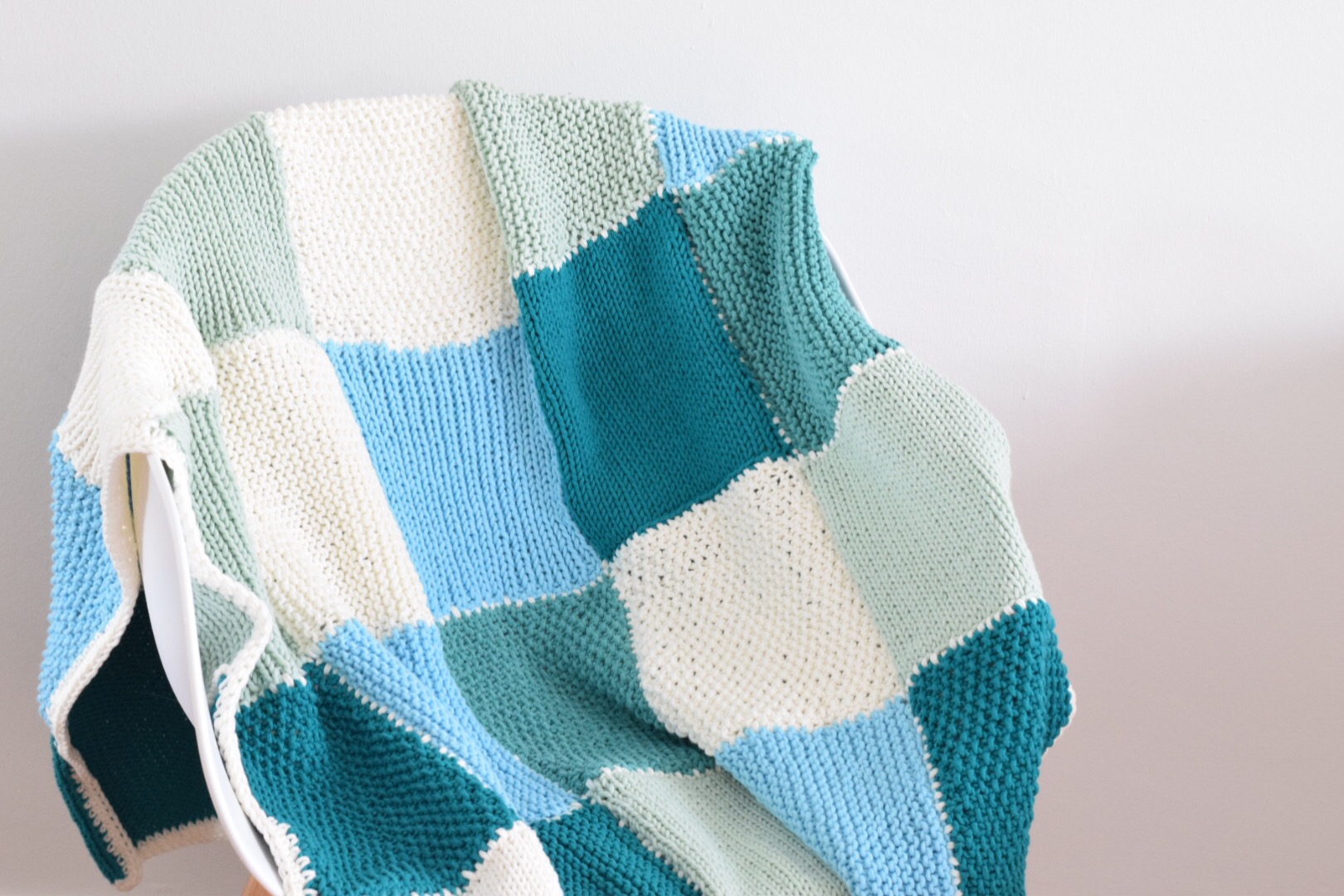 Lapjes deken breien..! Happy Handmade living