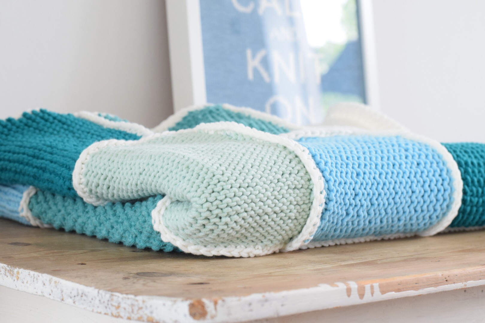 Lapjes deken breien..! Happy Handmade living